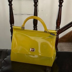 Brand new Dolce & Gabbana yellow Sicily bag